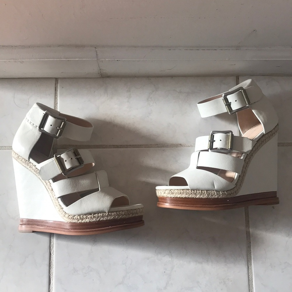 Calvin Klein Jeans White wedges size 6